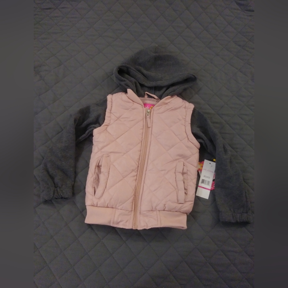 Pink Platinum Pink and Gray Kids Jacket